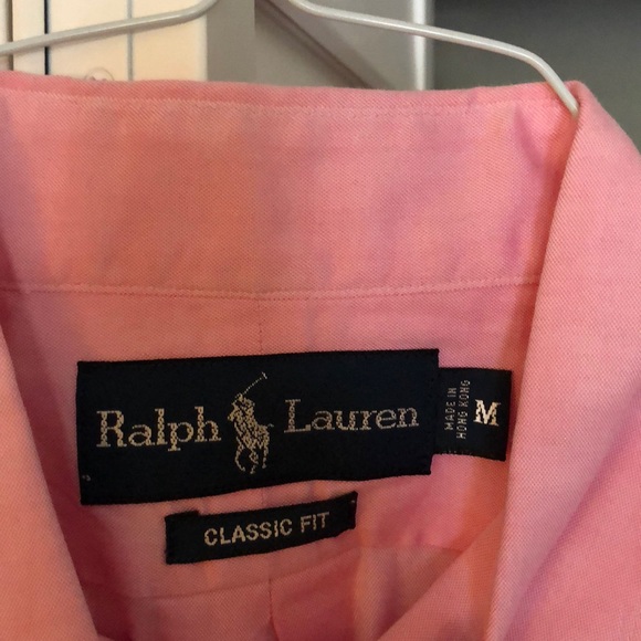 Pink Ralph Lauren button down - Picture 2 of 2